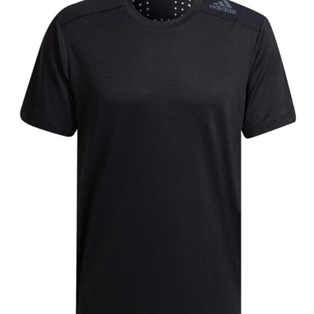 Adidas Men’s Heat Training T-Shirt Black Gym Jersey Tee HC4230